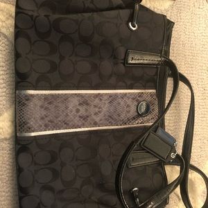 Coach Snakeskin Tote
